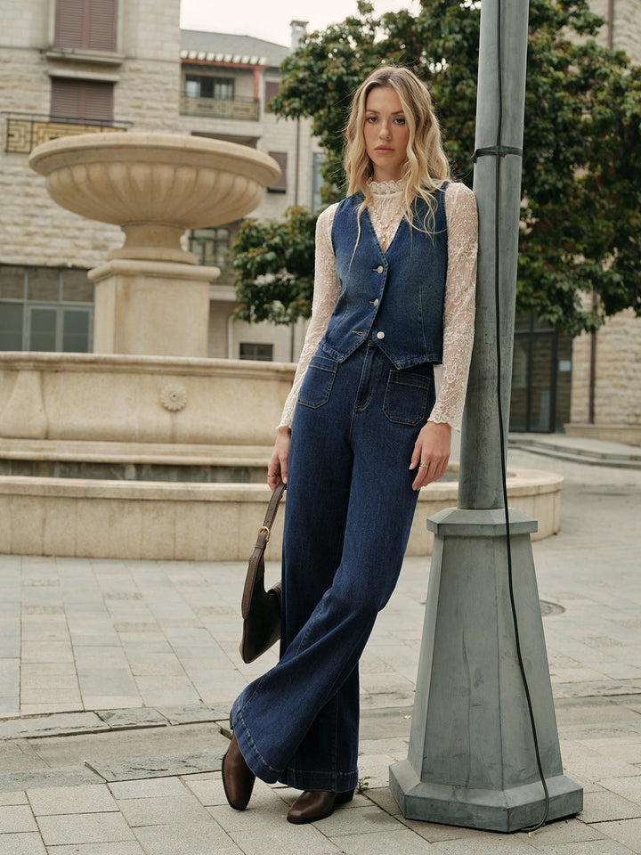 Denim Weste