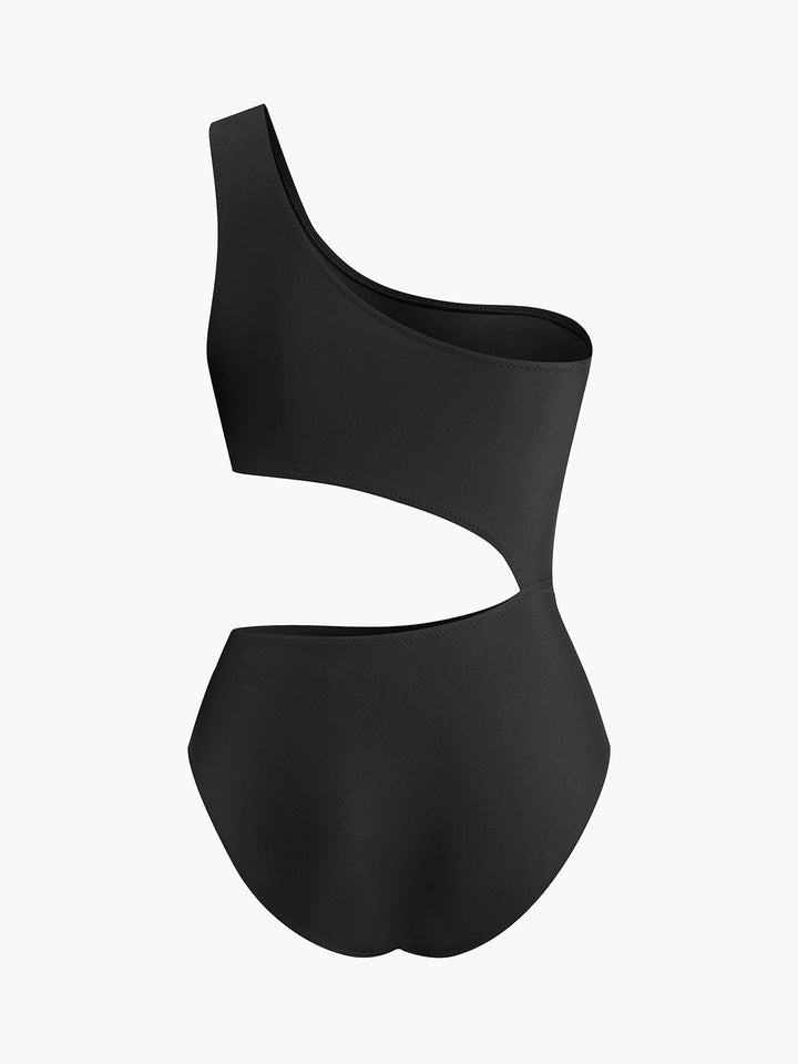 Asymmetrischer Cut-Out-Badeanzug