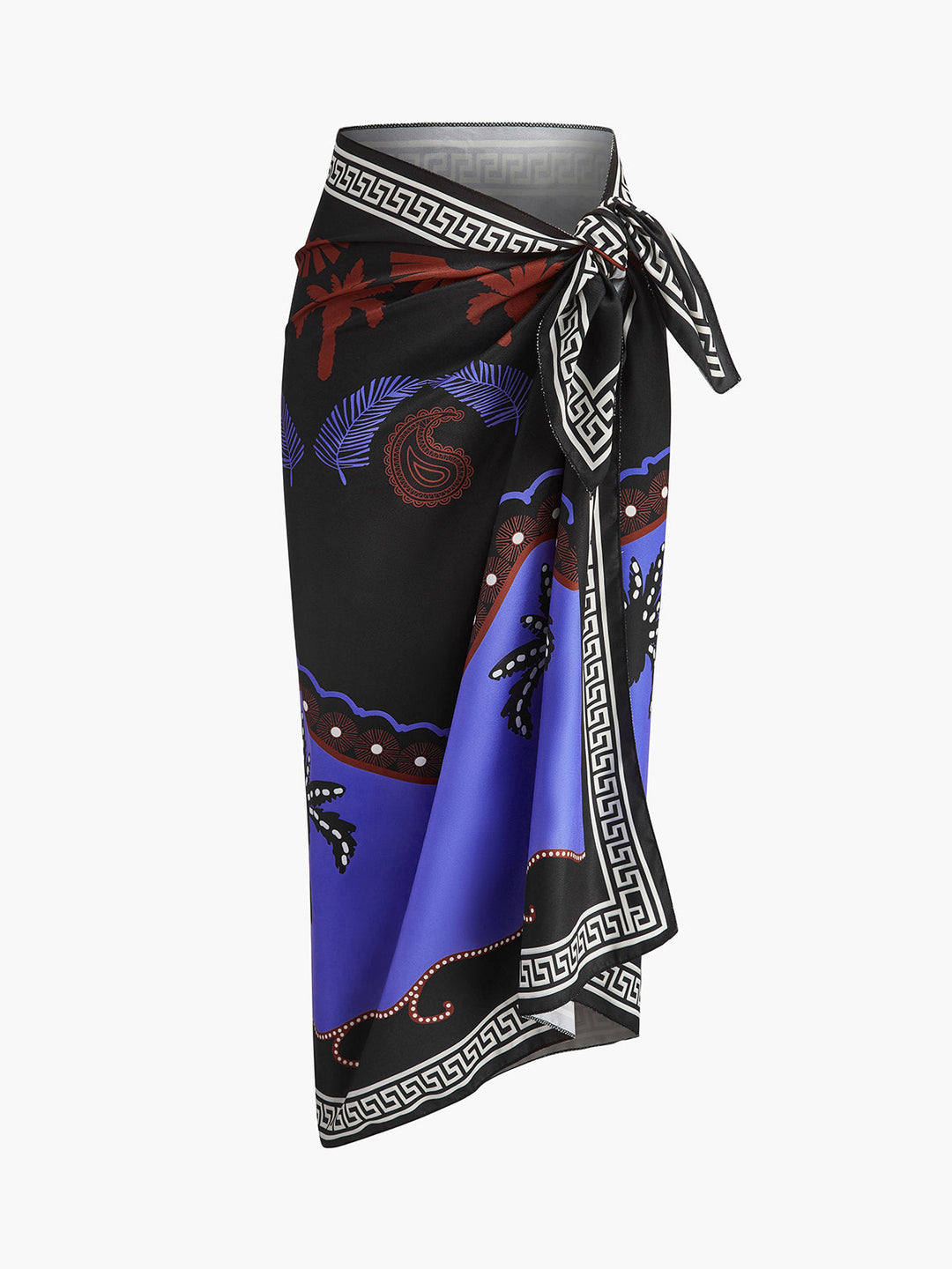 Bedruckter Wickel-Sarong-Überwurf