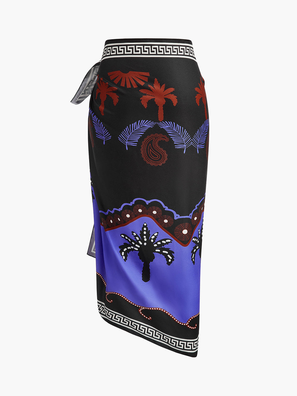 Bedruckter Wickel-Sarong-Überwurf