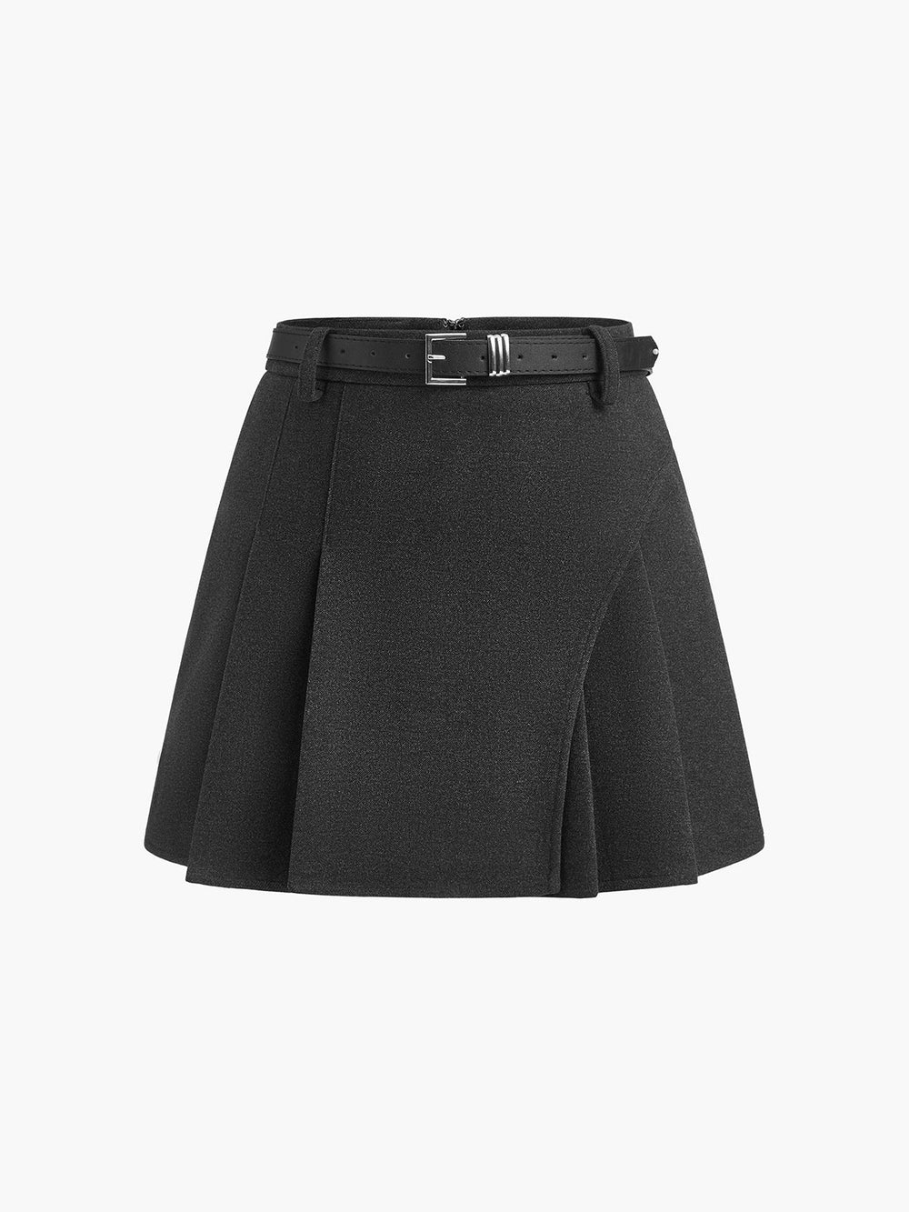 Eleganter Faltenrock mit Gürtel