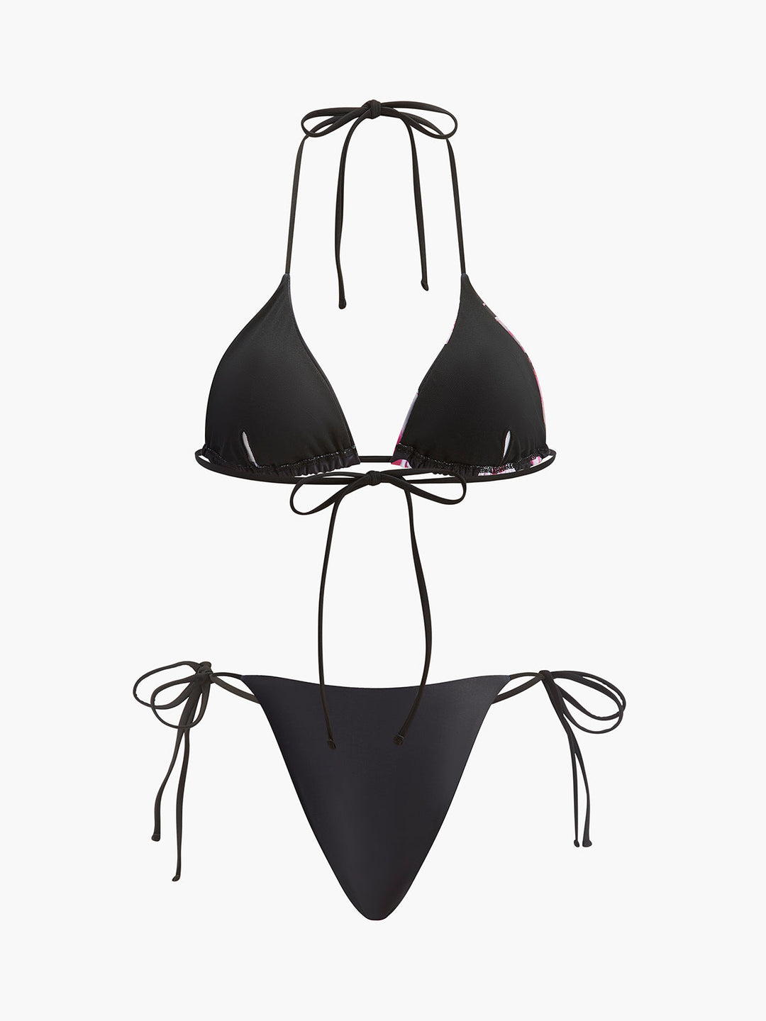Geblümter Bikini Mit Netzrock