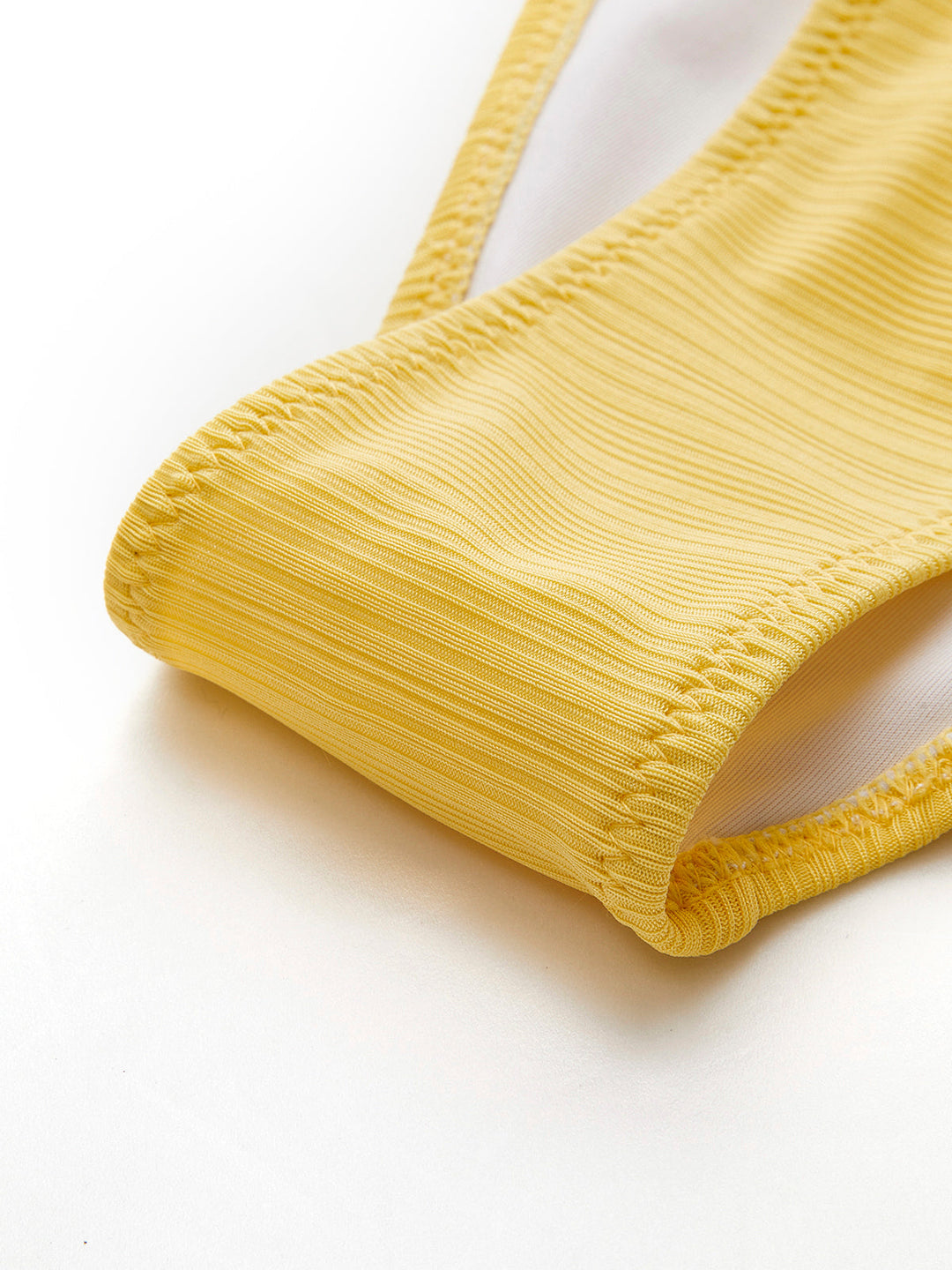 Texturierter Neckholder-Bikini