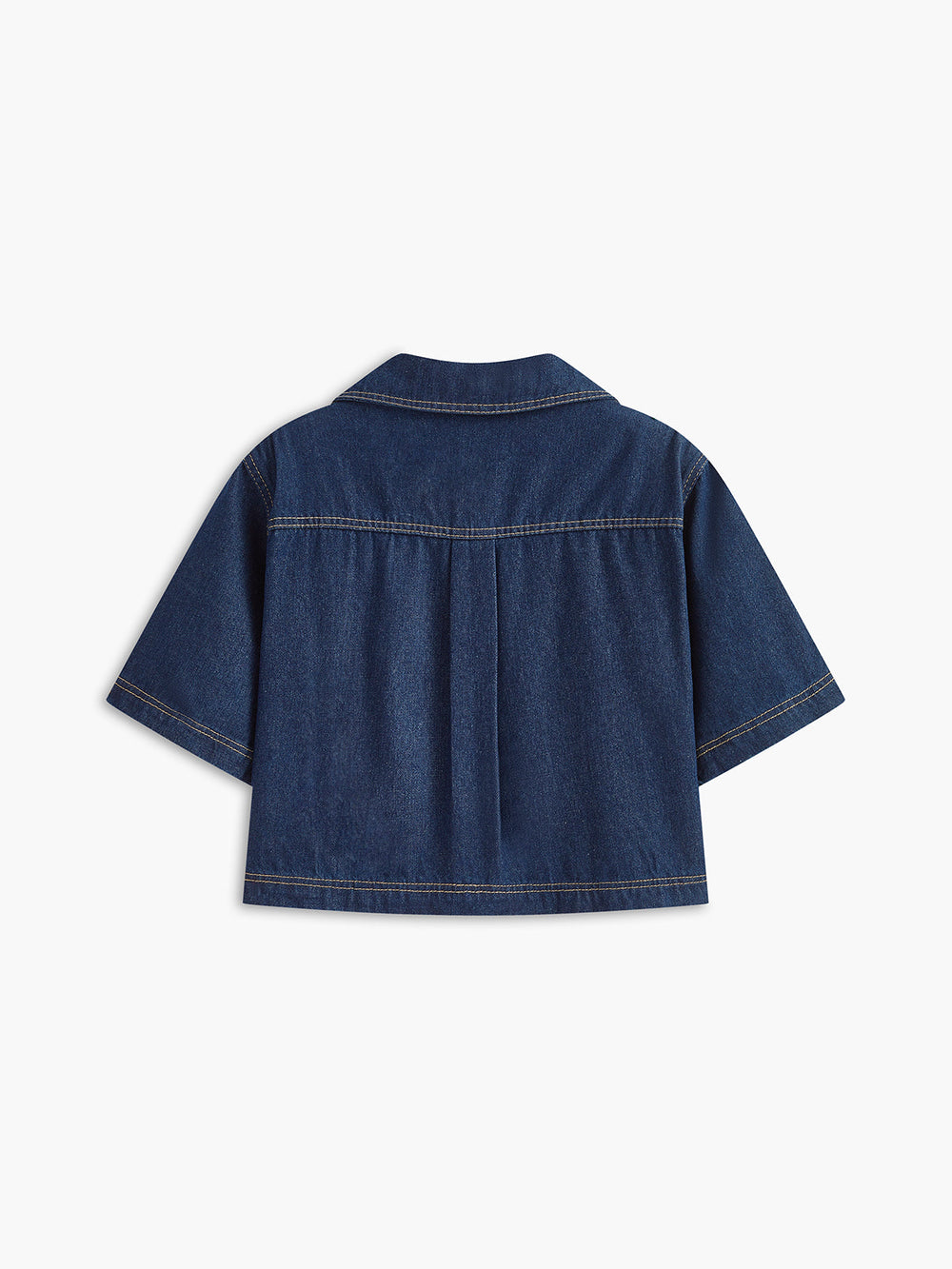 Denim-Shorts-Set mit Taschen-Detail