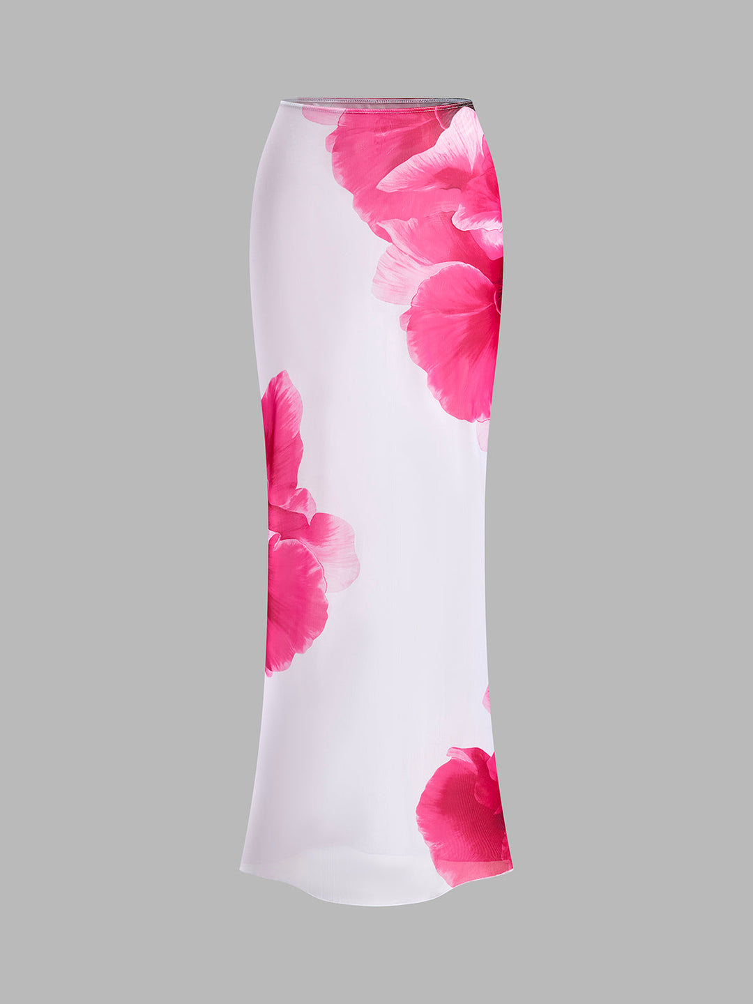 Blumen Bikini-Set mit halbtransparentem Rock