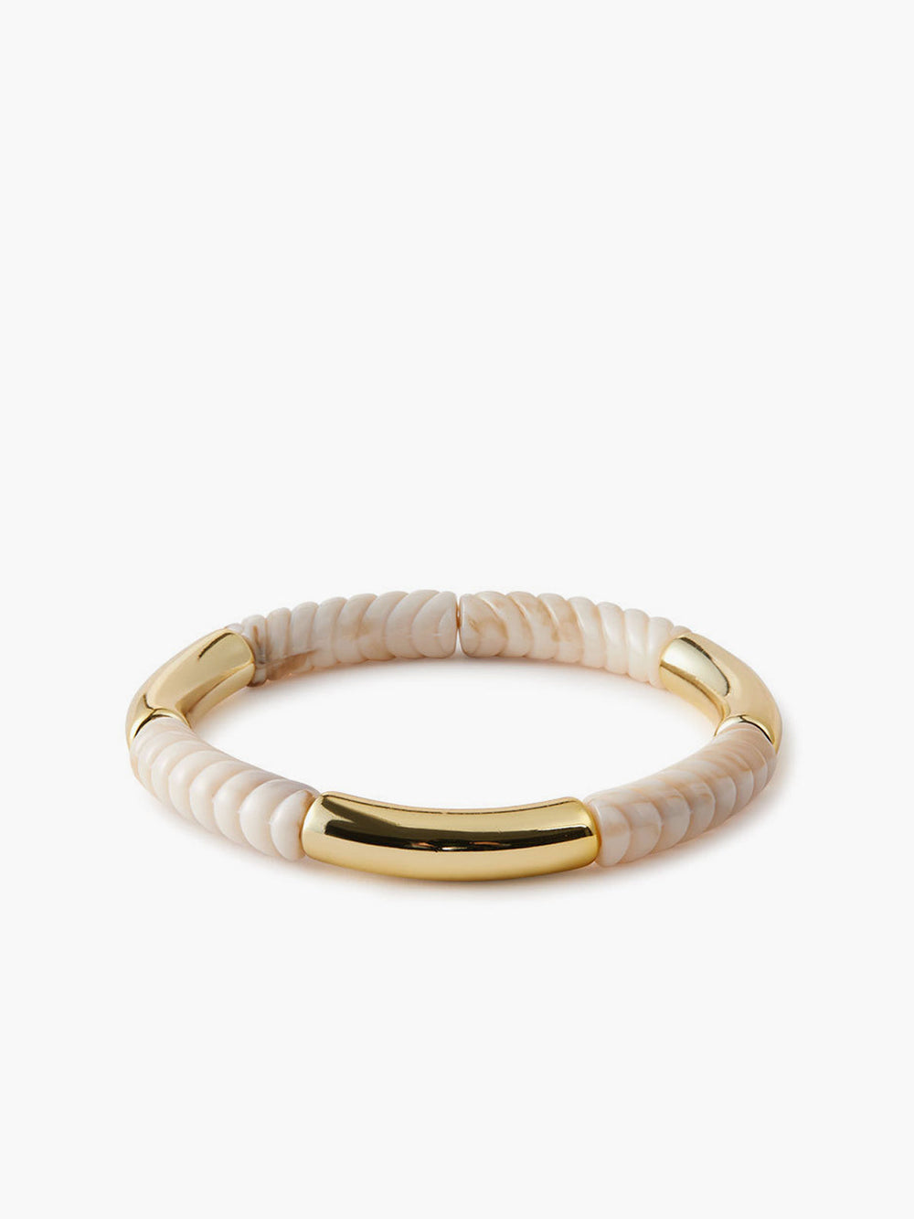 Goldene Schalen-Akzent-Armband