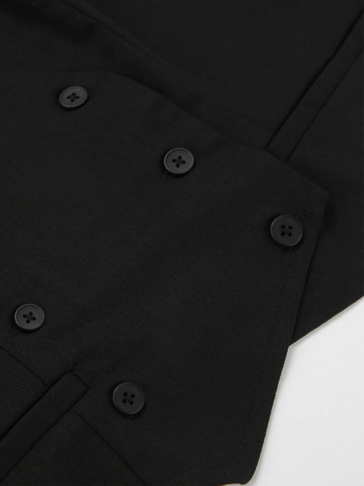 Minimalistisches Leinen-Zweiteiler-Hosen-Set