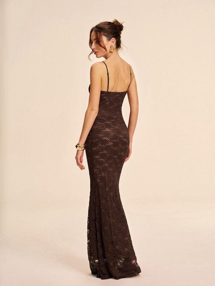 Elegantes Spitzen-Cami-Kleid