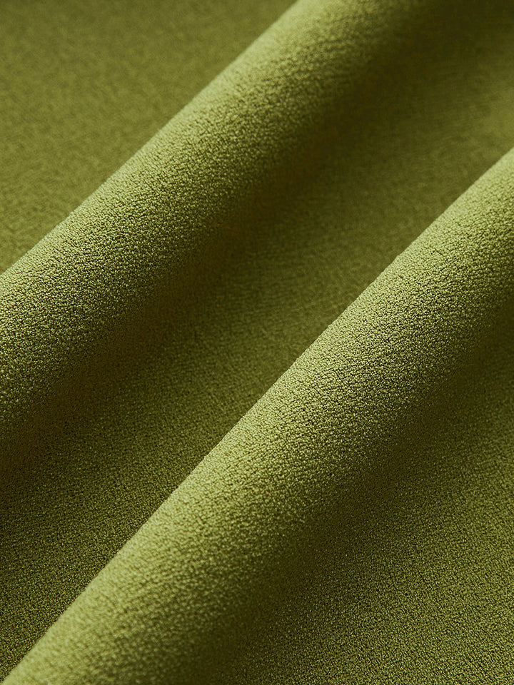 Drapierte Detail Ärmelloses Kleid