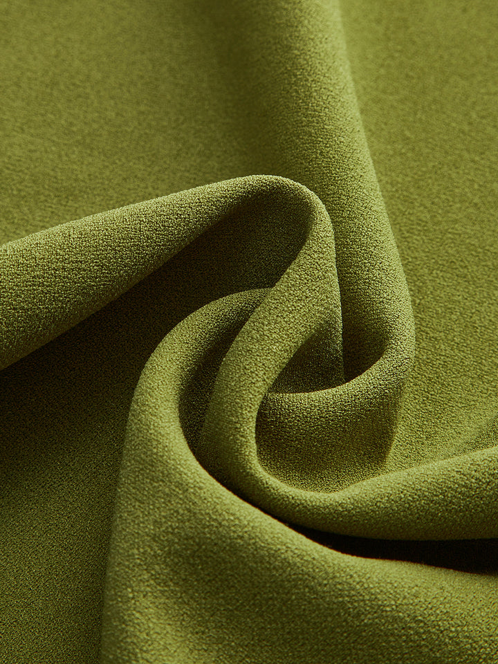 Drapierte Detail Ärmelloses Kleid