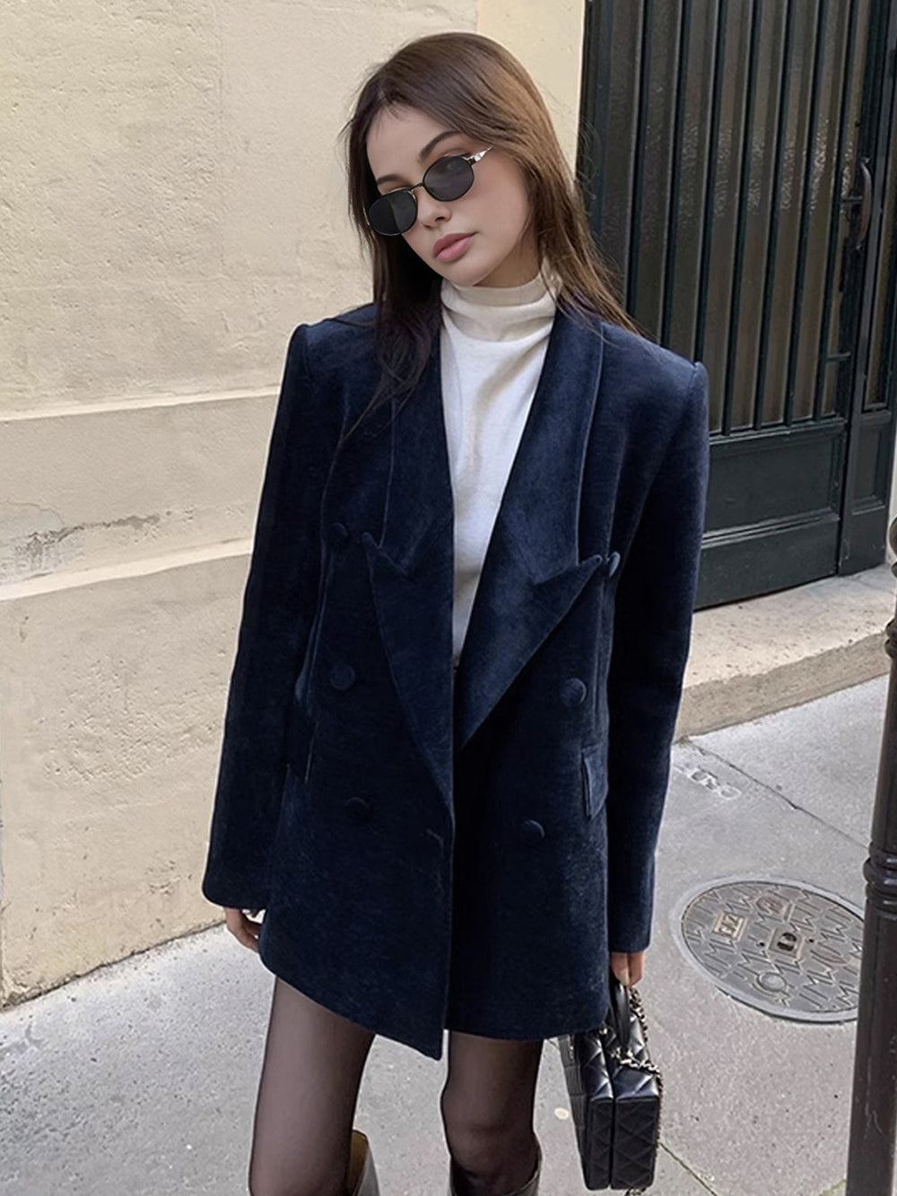 Eleganter taillierter Blazer mit Knopfleiste