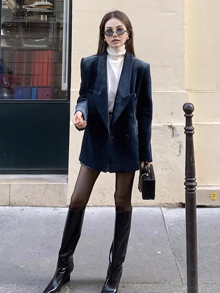 Eleganter taillierter Blazer mit Knopfleiste