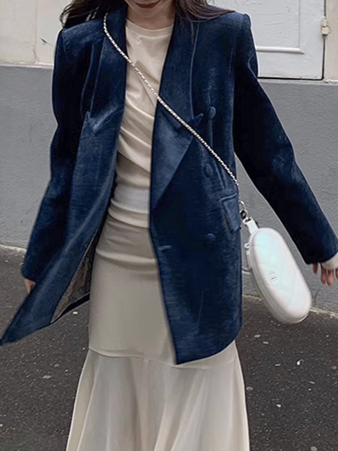 Eleganter taillierter Blazer mit Knopfleiste