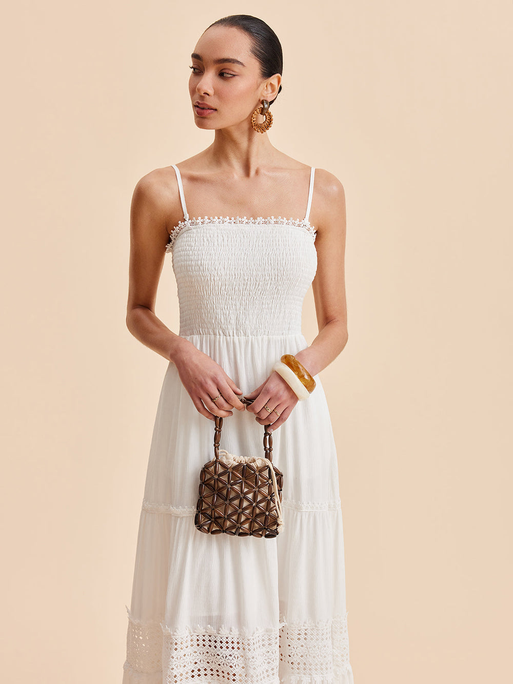 Smocked Cami Kleid