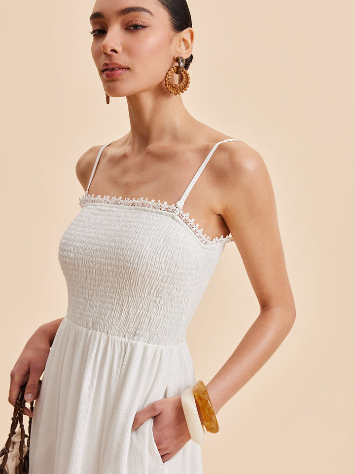 Smocked Cami Kleid