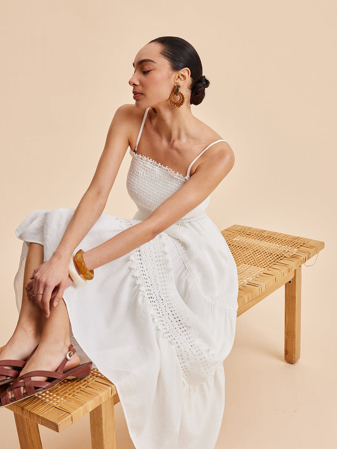 Smocked Cami Kleid