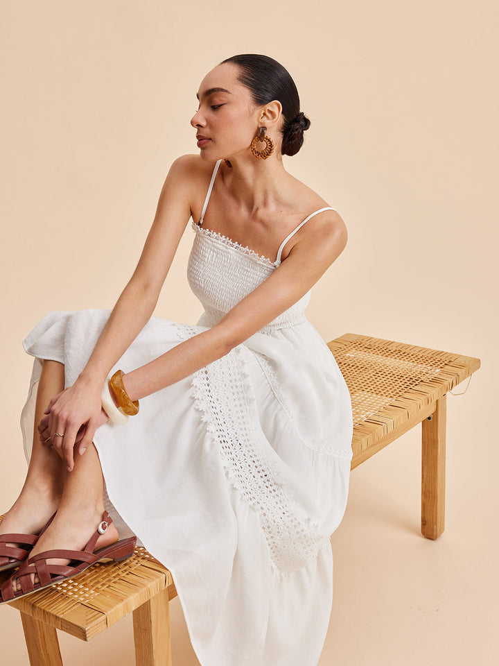 Smocked Cami Kleid