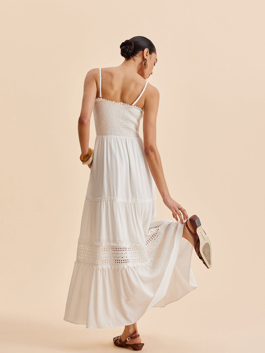 Smocked Cami Kleid