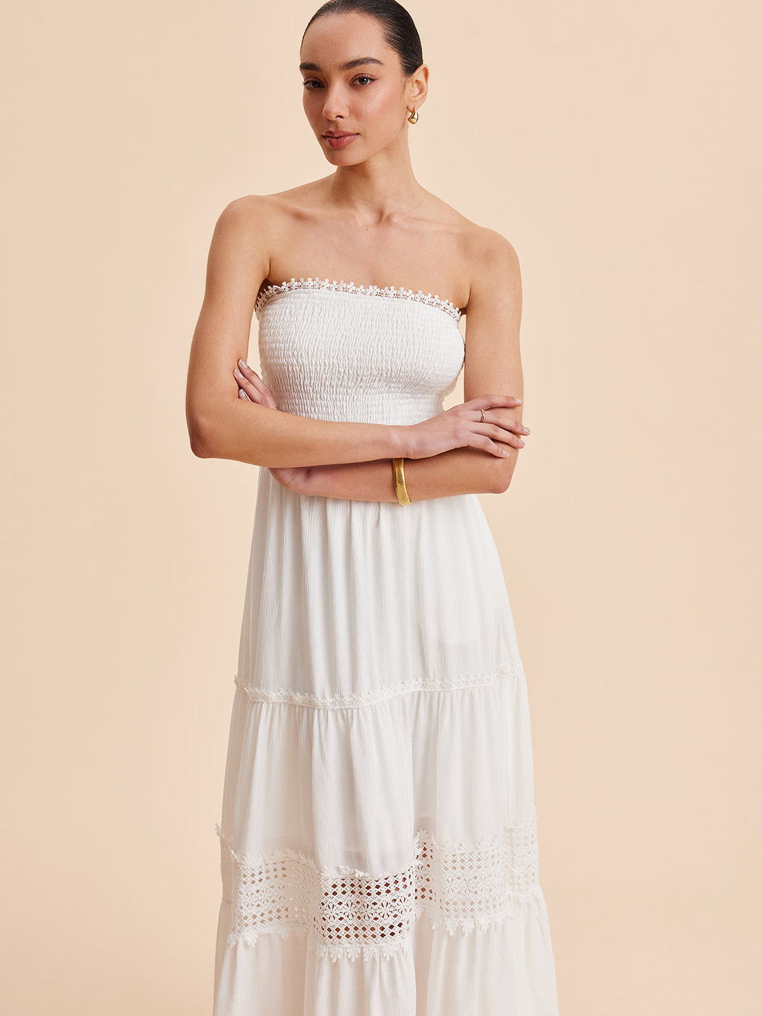 Smocked Cami Kleid