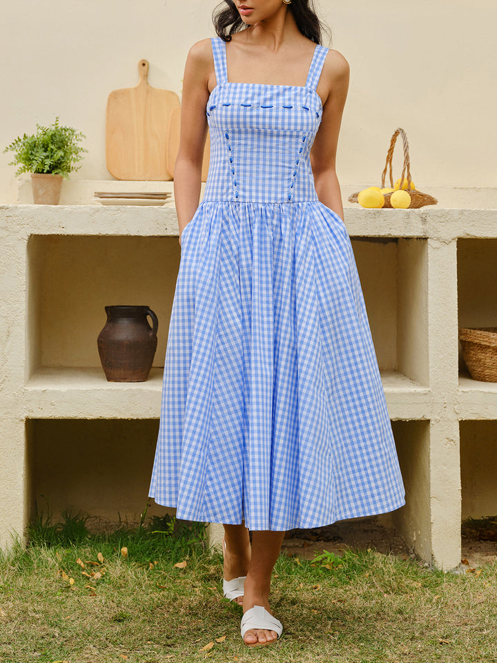 Spitzen-Corsagenkleid mit Schnürung