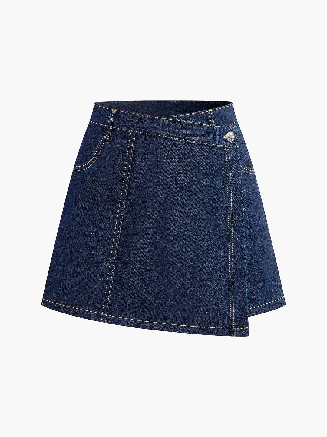 Denim-Shorts-Set mit Taschen-Detail