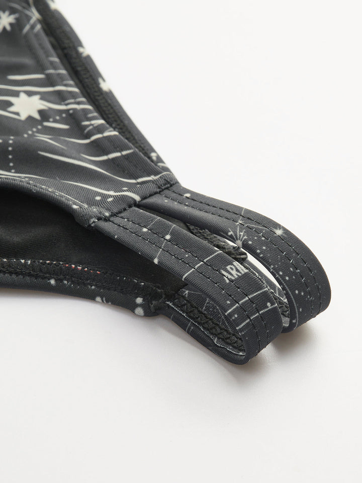 Astrologie Druck Neckholder Bikini Set