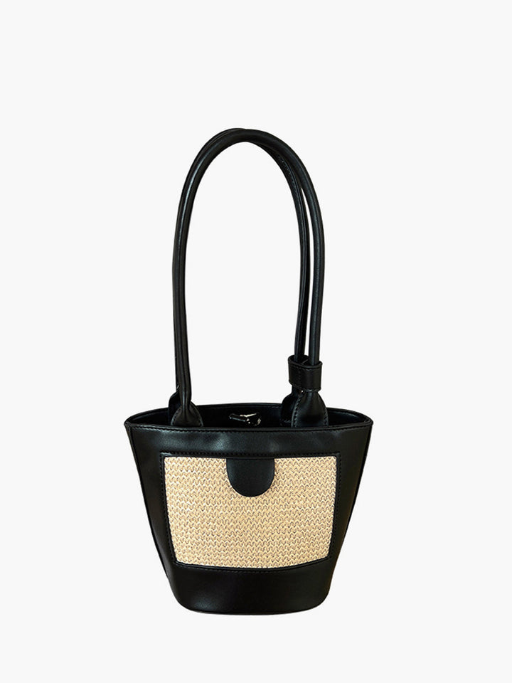 Zwei-Ton gewebte Henkeltasche