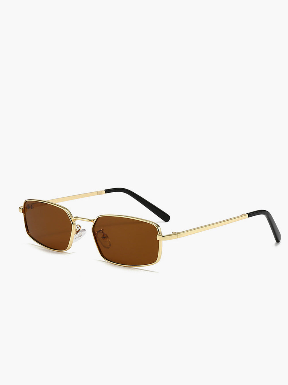 Retro Quadratische Metallrahmen-Sonnenbrille