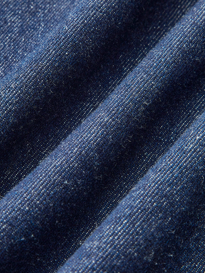 A-Linien-Jeansrock mit Seitentaschen