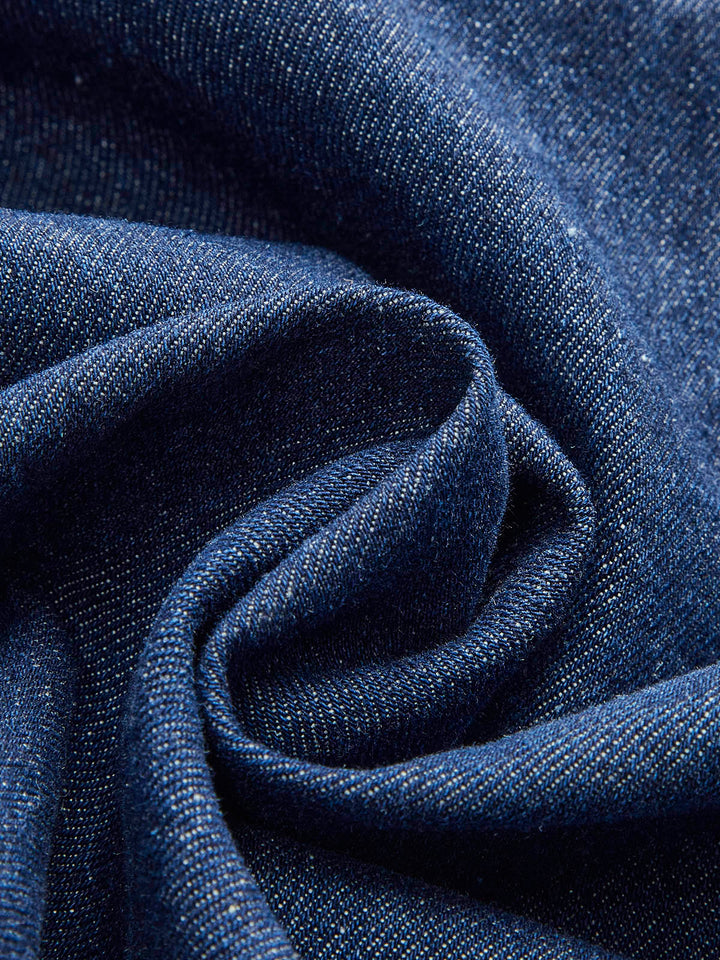 Vintage Denim Krawattenweste