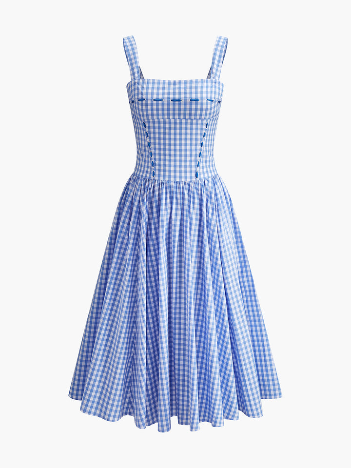Spitzen-Corsagenkleid mit Schnürung