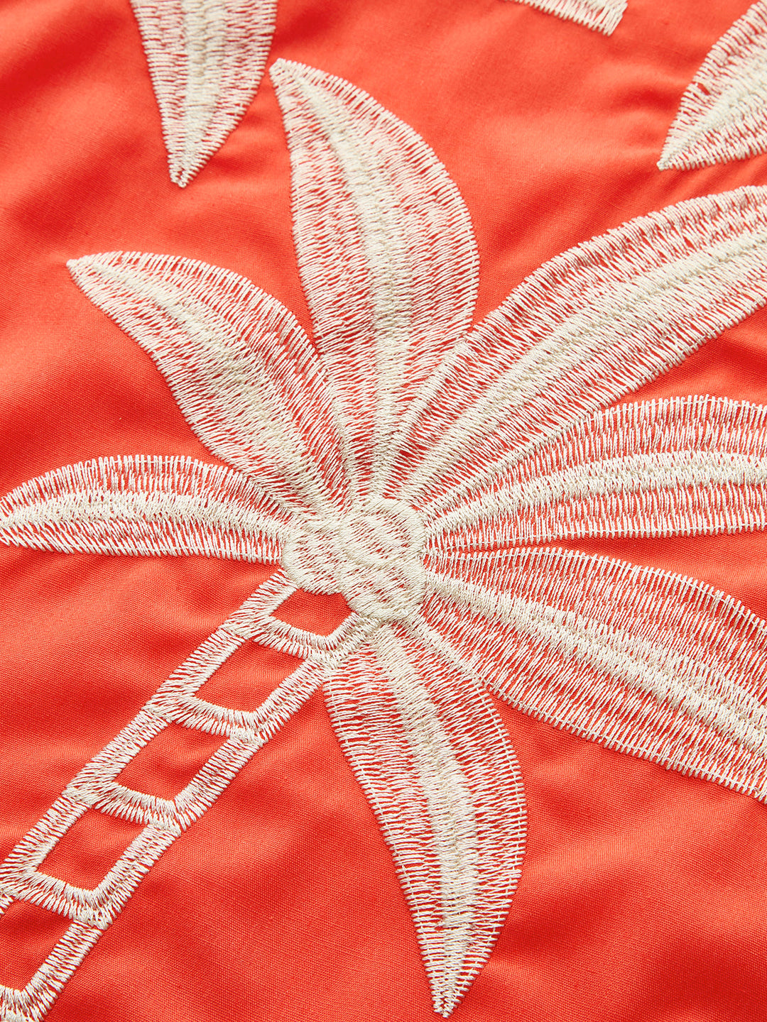 Gesticktes Cami-Kleid mit Schleifen-Detail