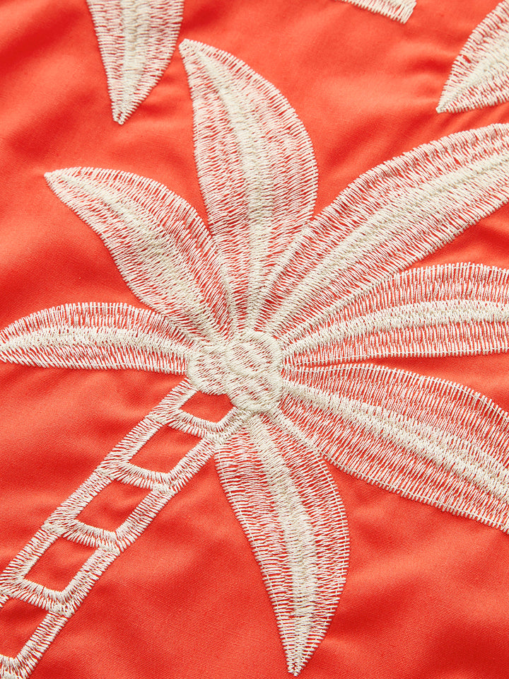 Gesticktes Cami-Kleid mit Schleifen-Detail