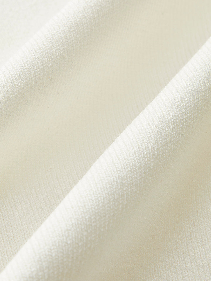 Ärmelloses Oberteil mit Muschelknopfdetail