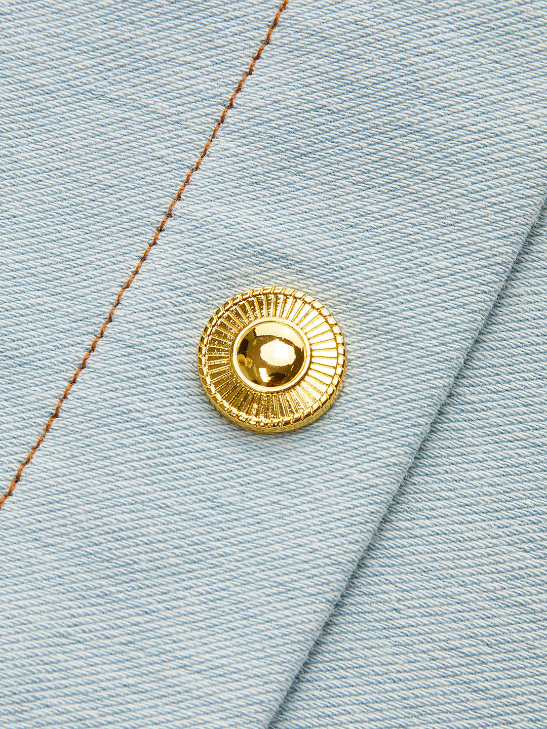 Gestreifte Jeanskleid mit Gürtel