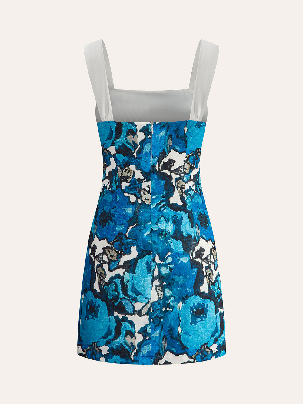 Geblümtes Neckholder-Kleid