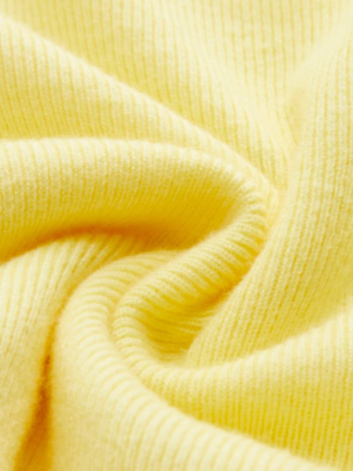 Ärmelloses Strickkleid mit Taschen
