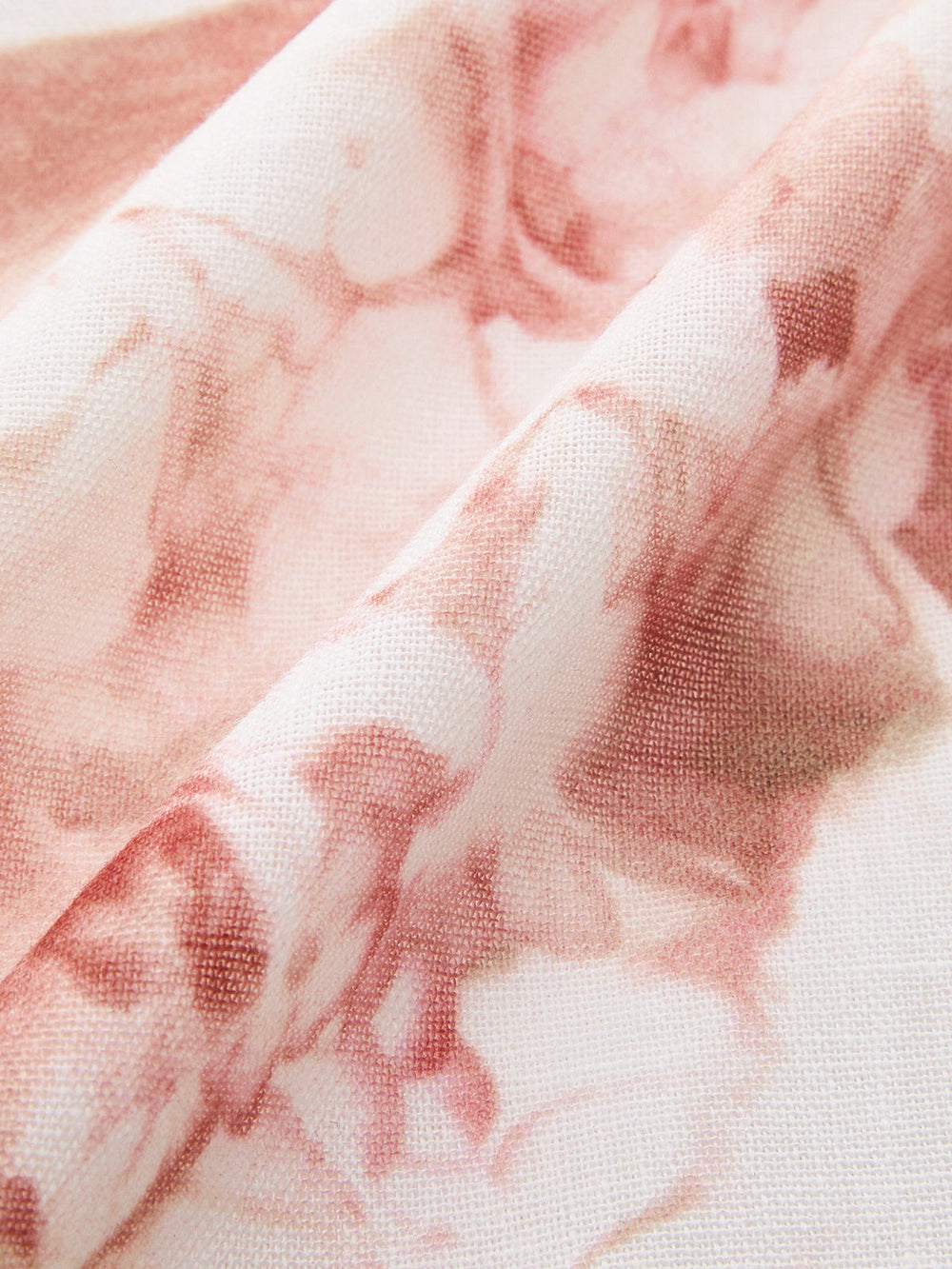 V-Ausschnitt Blumenkleid mit Bindegürtel