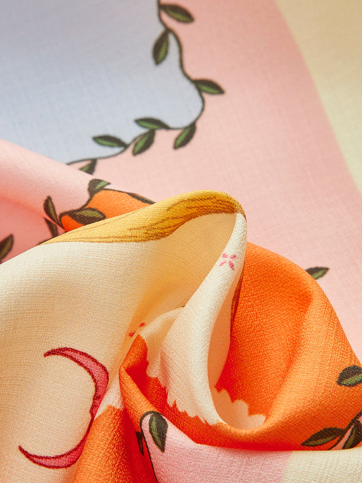 Gürtel-Shorts-Set mit Blumenmuster