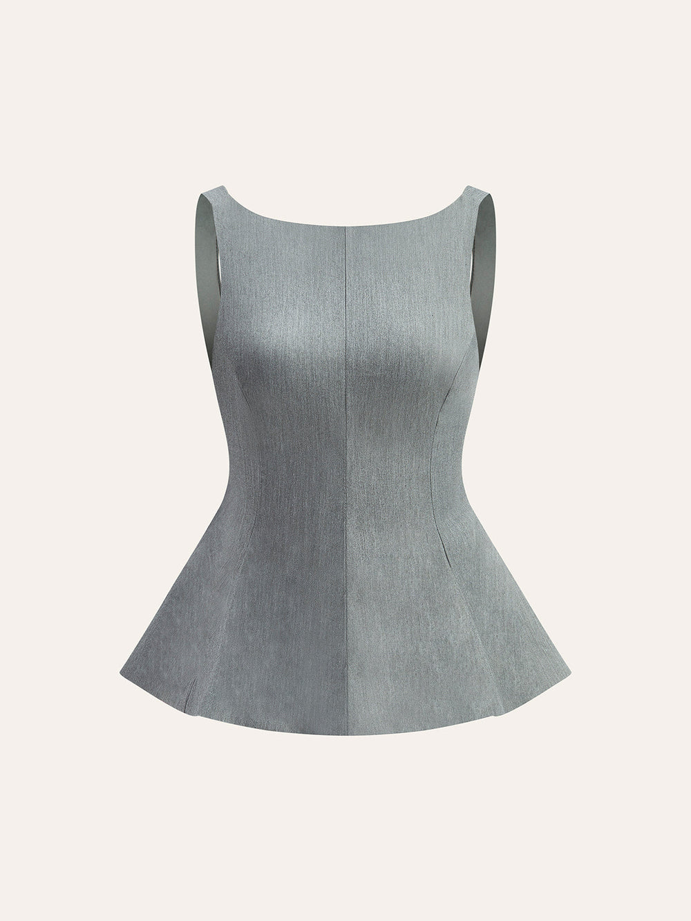 Schößchen-Top mit Schleifendetail