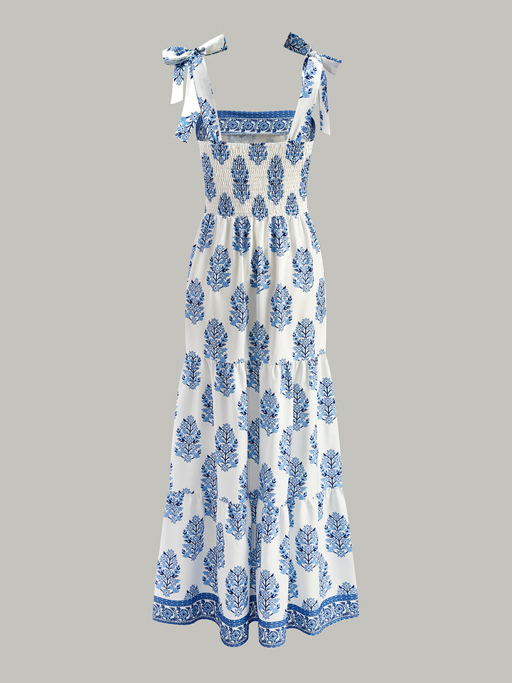 Blumenkleid mit Spaghettiträgern