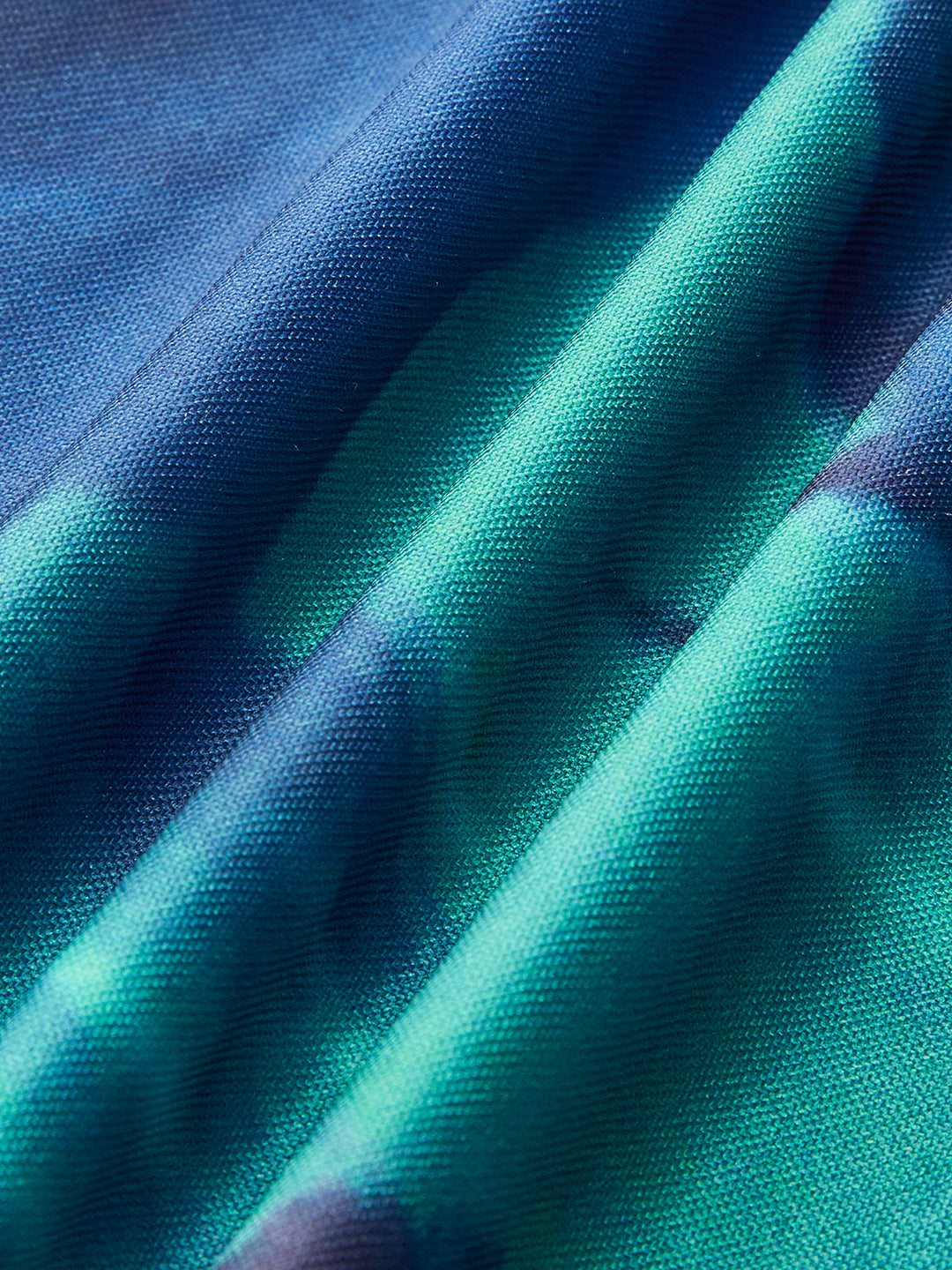 Criss-Cross Tie Back Gedrucktes Kleid