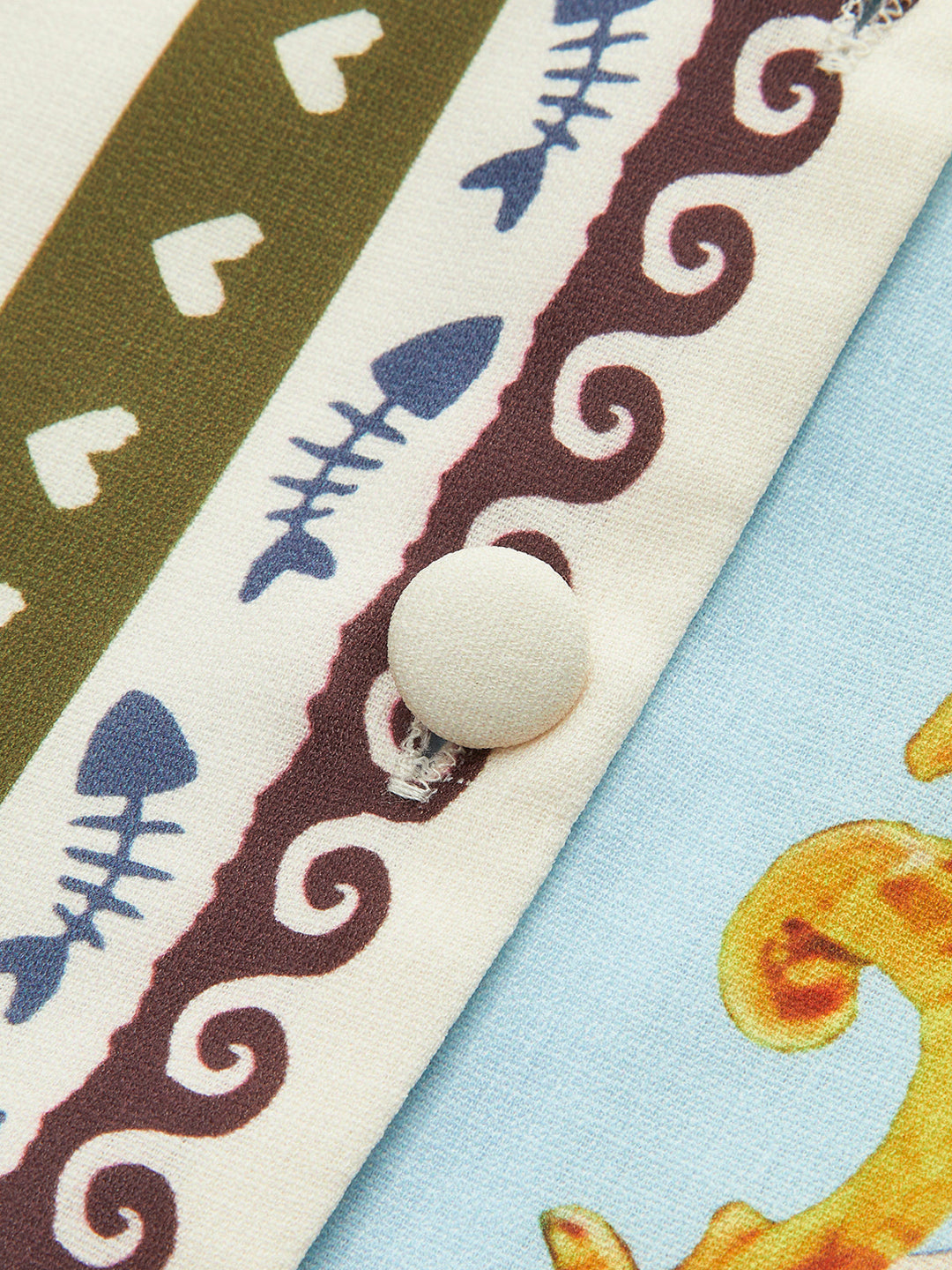 Gedrucktes Hemd Mit Kordelzug Hose Set