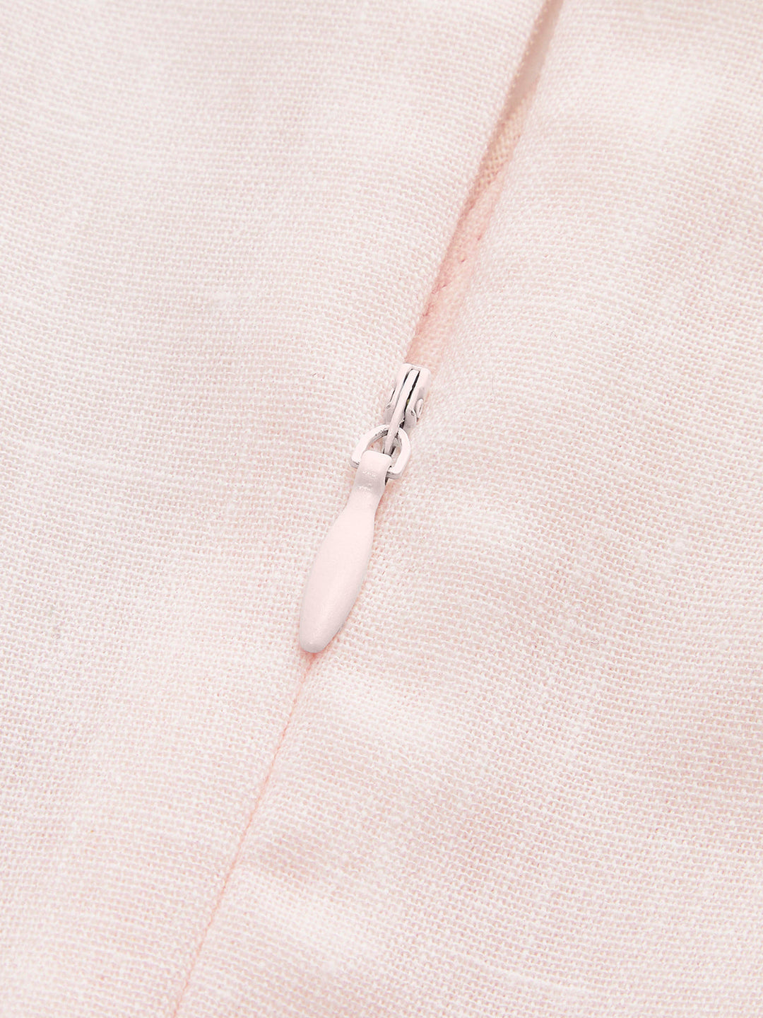 V-Ausschnitt Blumenkleid mit Bindegürtel