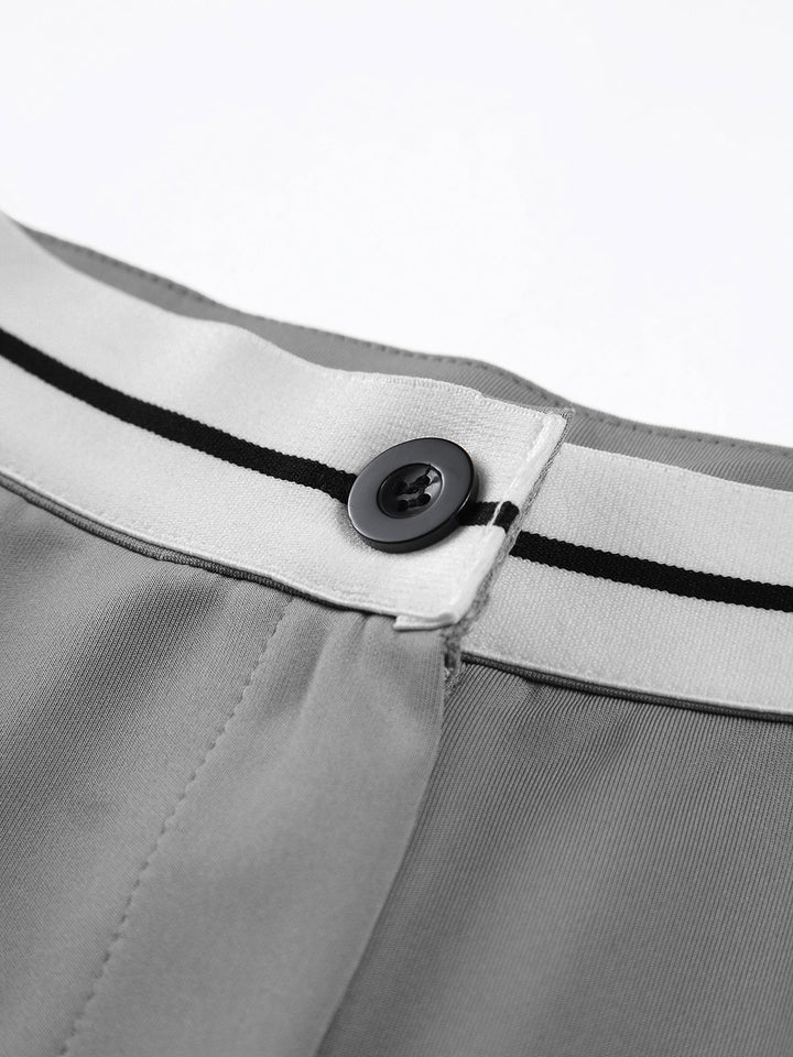 Tube Top Zweiteiler Kontrastbundhose Set