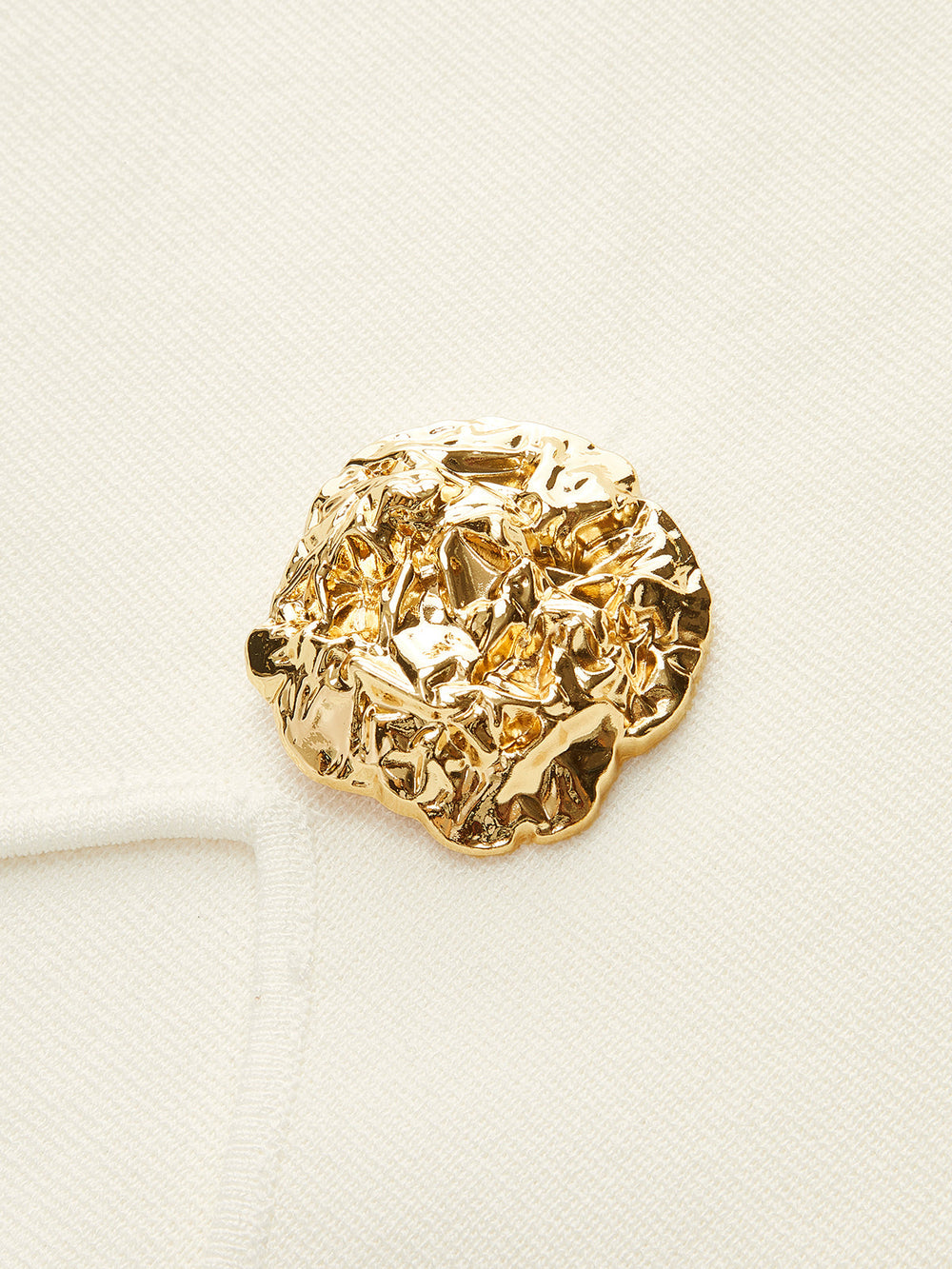 Metall-Detail Pullover-Weste mit V-Ausschnitt