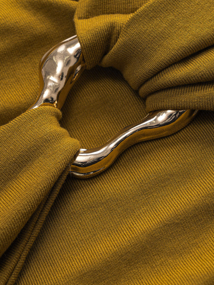 Oberteil mit Twist-Front und One-Shoulder-Träger