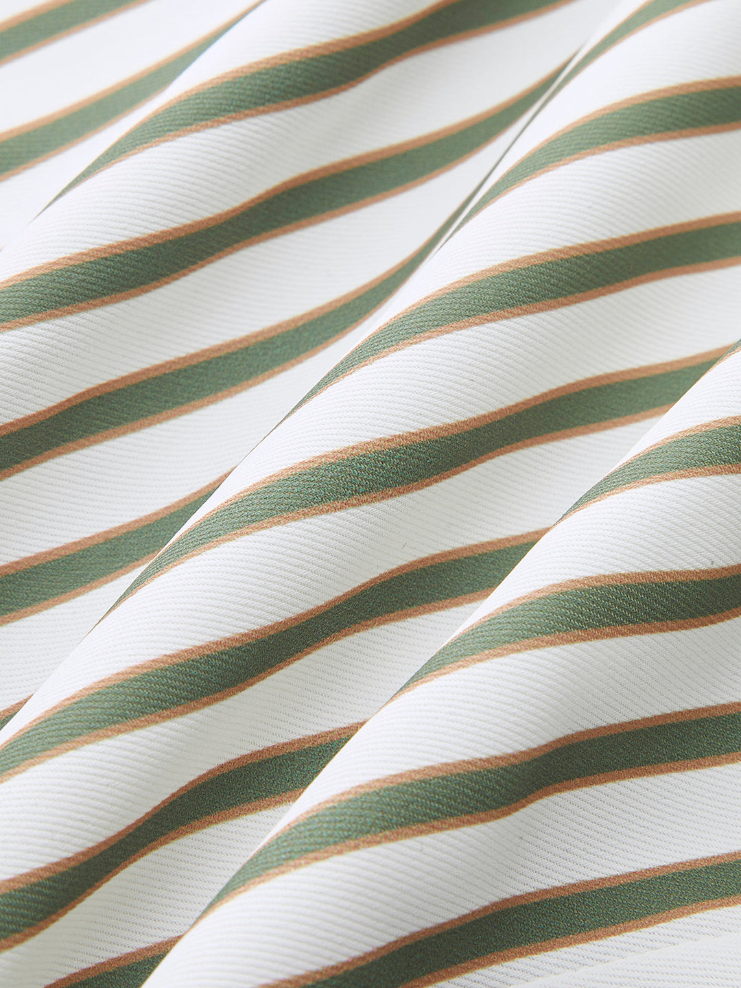 Gestreifte Hose mit weitem Bein und mittlerer Taille