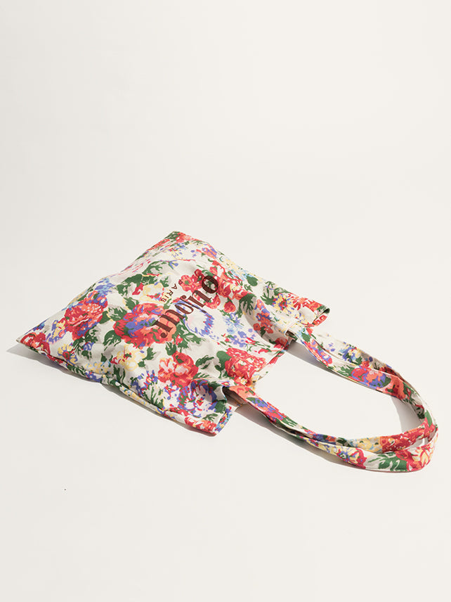 Baumwoll-Tropen-Blumenmuster-Tasche