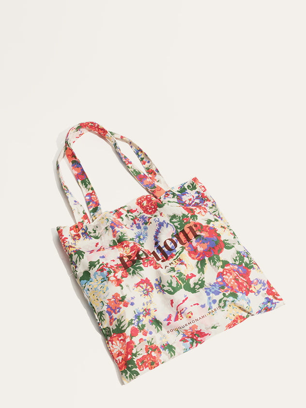 Baumwoll-Tropen-Blumenmuster-Tasche